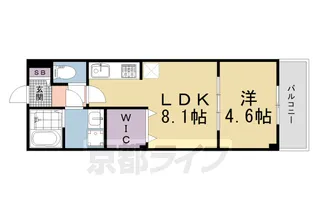 セイバリーヒル【106号室】の間取り