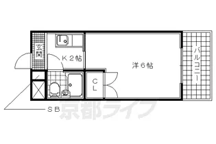 エクセレンスヴィラ87【102号室】の間取り
