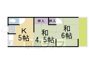 登龍閣【203号室】の間取り
