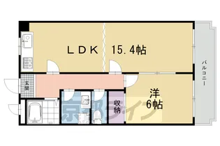 カーサ・リラ室町【4階】の間取り