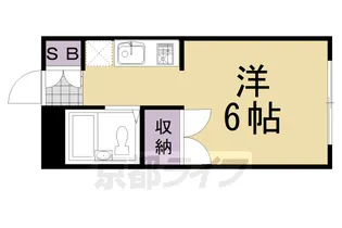 フレグランス菊水【401号室】の間取り