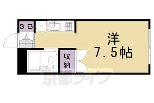 フレグランス菊水【203号室】の間取り