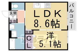 サン ミライエ【2階】の間取り