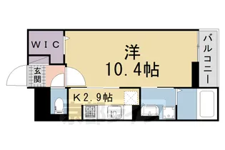 プレシオン【101号室】の間取り