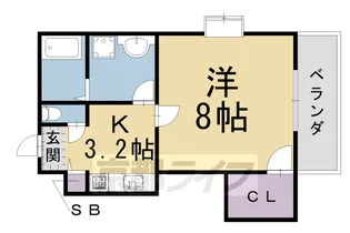 グルーブ京田辺【207号室】の間取り