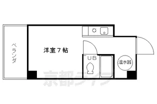 京都府京都市中京区新町通三条下る三条町【マンション】の間取り