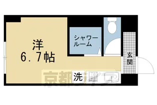 サイト烏丸三条町【4階】の間取り