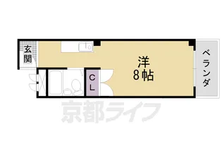 アーバンハイツ堀【501号室】の間取り