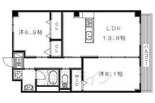 fresa【502号室】の間取り