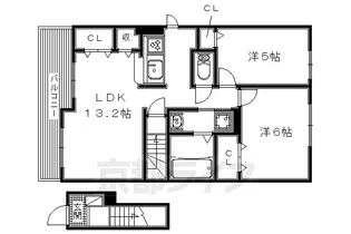 サン フィレール【2階】の間取り