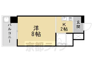 コートハウス88【106号室】の間取り