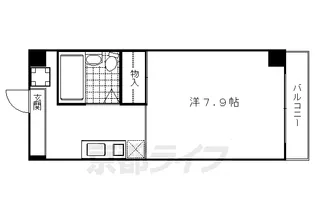 京都府京都市下京区塗師屋町【マンション】の間取り
