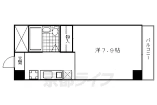 京都府京都市下京区塗師屋町【マンション】の間取り