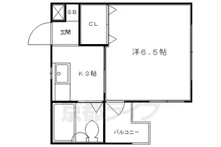 京都府京都市右京区西院西寿町【マンション】の間取り