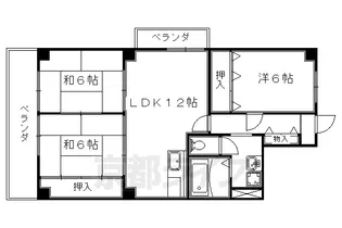 エスポワール那須【201号室】の間取り