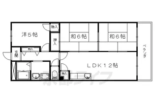 エスポワール那須【203号室】の間取り