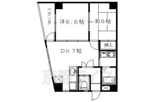 パルティール高橋【302号室】の間取り
