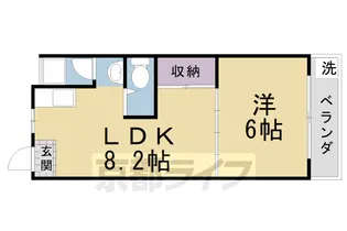 喜多源第一マンション【3-22号室】の間取り