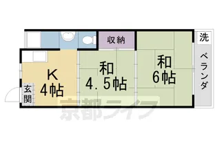 喜多源第一マンション【3-25号室】の間取り