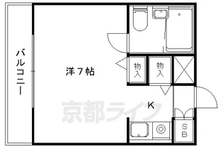 みささぎプチハイツ【106号室】の間取り