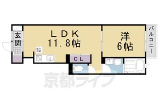 メゾン藤ノ木【103号室】の間取り