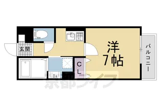 ポートタウン柊野【215号室】の間取り