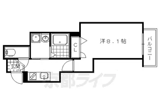 クレール・ピエル【102号室】の間取り