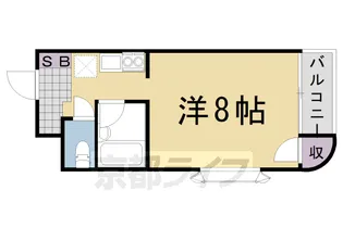 サンリーベプラザ【406号室】の間取り