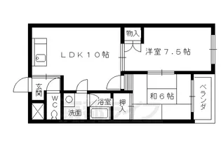 フォレステージ大宮【4階】の間取り