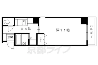 ホライズン衣棚【601号室】の間取り