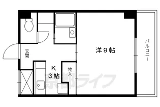 ホライズン衣棚【103号室】の間取り