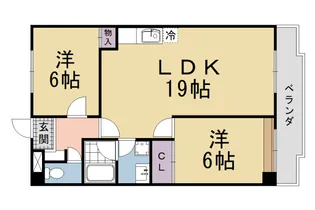 ラポール【203号室】の間取り