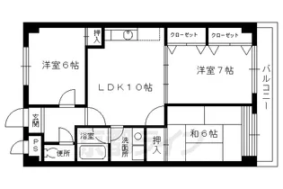 ラポール【303号室】の間取り