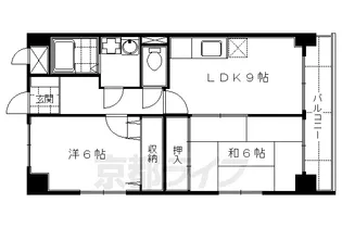 Viento深草【5階】の間取り