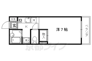 アッシュ【104号室】の間取り