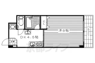 ドムールY【109号室】の間取り