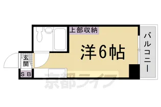 第28長栄四条SKハイツ【7階】の間取り