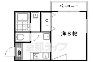 MESA VERDE 北山【3階】の間取り