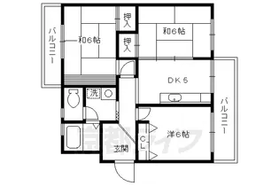 ファミリーハイツ18【502号室】の間取り