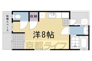 京都府京都市伏見区深草相深町【テラスハウス】の間取り