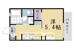 フレグランス桃山【2階】の間取り