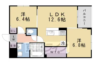 アーバンコート堀川西【2階】の間取り