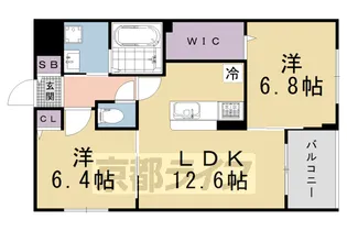 アーバンコート堀川西【2階】の間取り