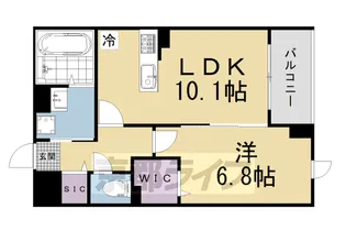 アーバンコート堀川西【5階】の間取り