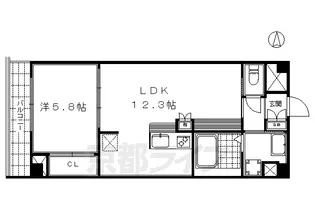 Casa Regio 室町三条【401号室】の間取り