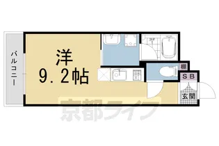 烏丸アネックスⅡ【812号室】の間取り