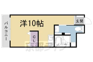 烏丸アネックスⅡ【5階】の間取り