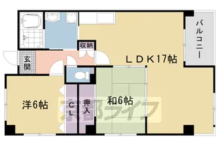 エスペランサー弥生【4階】の間取り