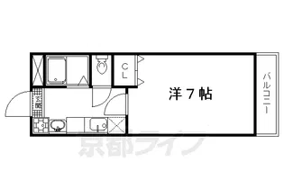 シェモア【105号室】の間取り