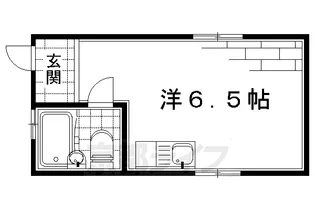 シェロ中書島【1階】の間取り